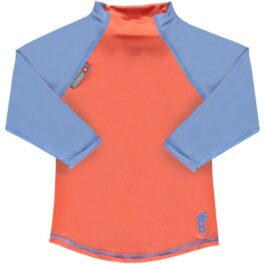 tee-shirt anti-UV Close pop in Corail-Bleuet