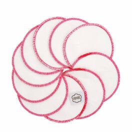 Lingettes démaquillantes réutilisables VIMSE IMSE-Pink Trim