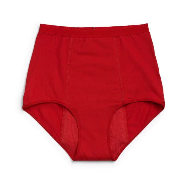 CULOTTES DE REGLES MENSTRUELLE COULEUR ROUGE