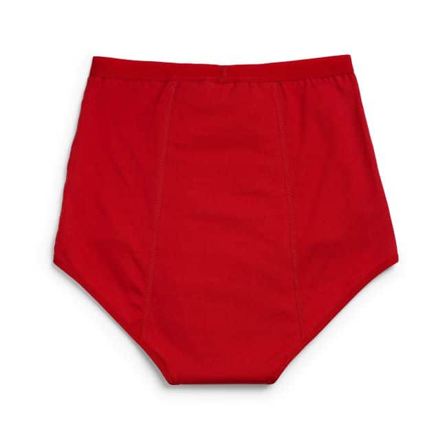 CULOTTES DE REGLES MENSTRUELLE COULEUR ROUGE-DOS