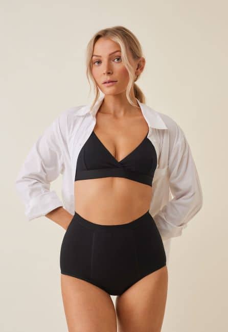 CULOTTES DE REGLES MENSTRUELLE COULEUR-noir